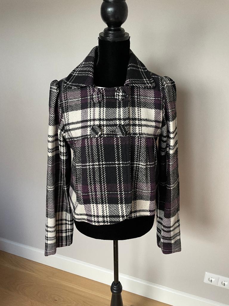 Jas Stradivarius ruit nieuw, Stradivarius, Ophalen, Nieuw, Maat 36 (S)