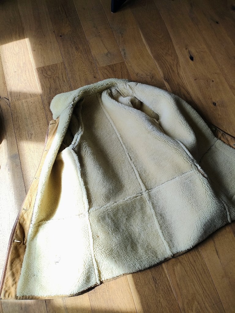 Lammy coat, Ophalen, Gedragen, Maat 38/40 (M), Bruin