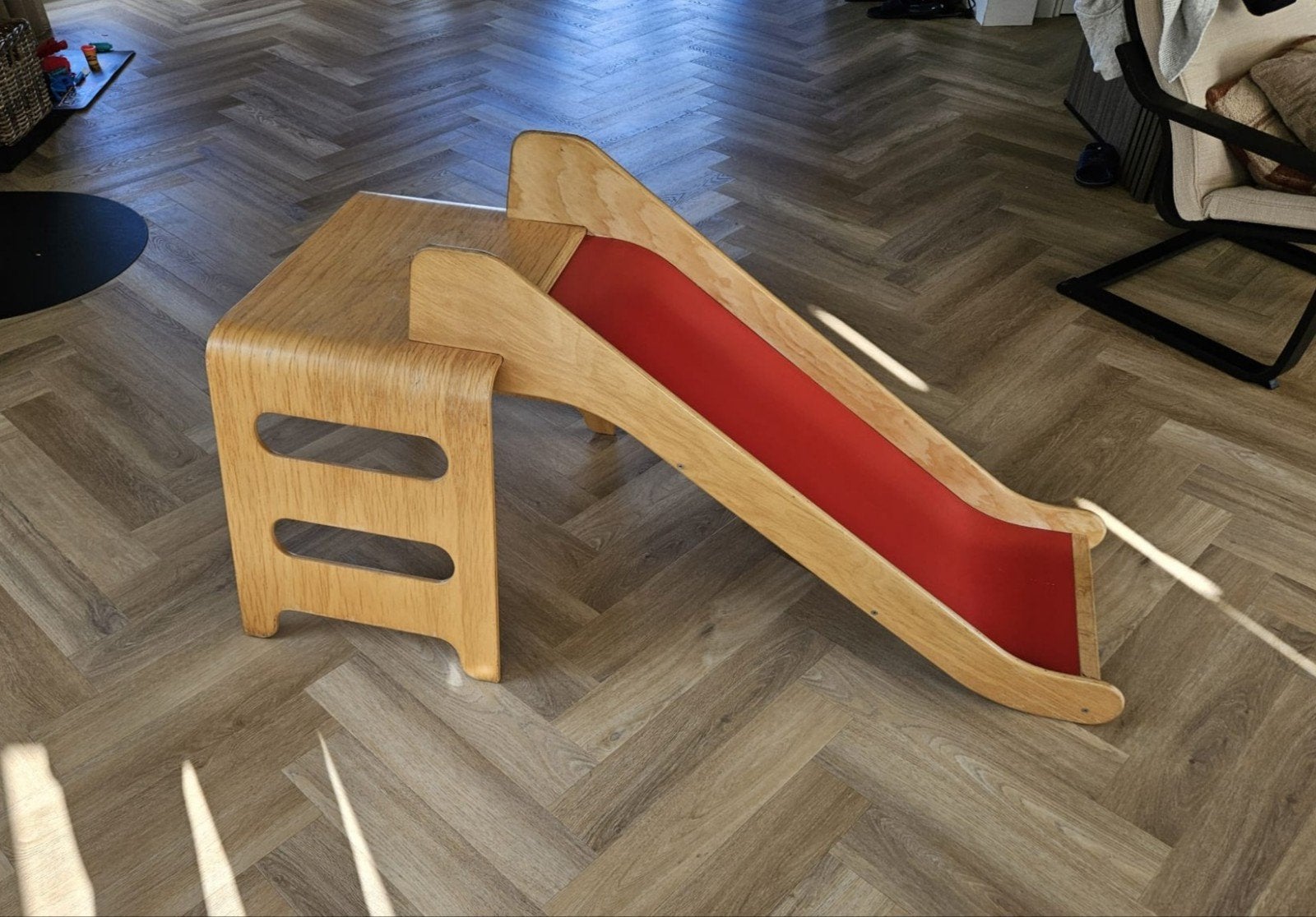 Stevige houten glijbaan - IKEA, Ophalen, Gebruikt