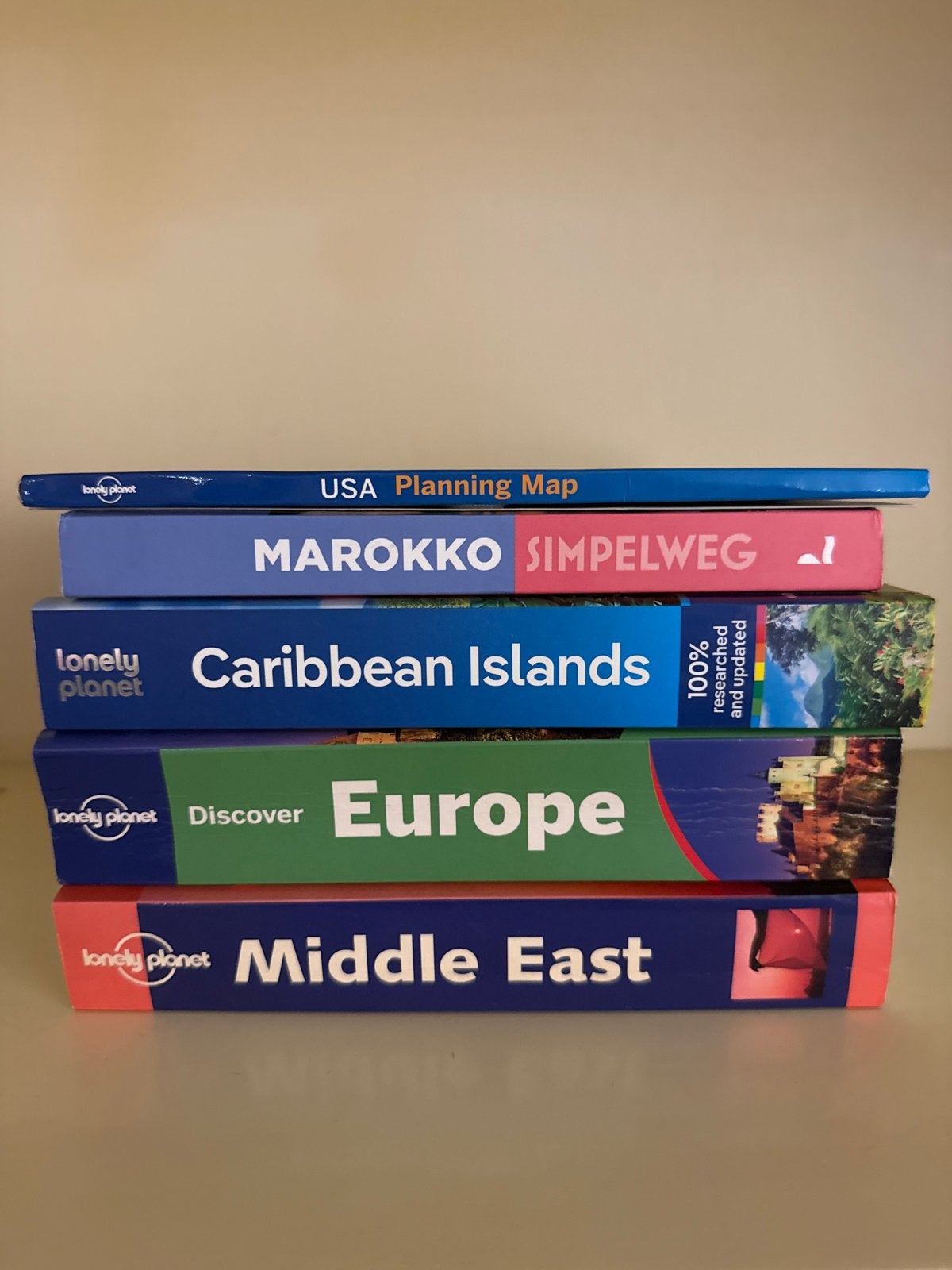 Lonely Planet Reisgidsen: Europa, Midden-Oosten, Caraïben, Lonely Planet, Europa, Reisgids of -boek, Ophalen