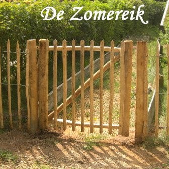 houten poortje tuinpoort tuin poort poortdeur dubbele poort, Tuin en Terras, Tuinhekken en Hekwerk, Ophalen of Verzenden, Nieuw