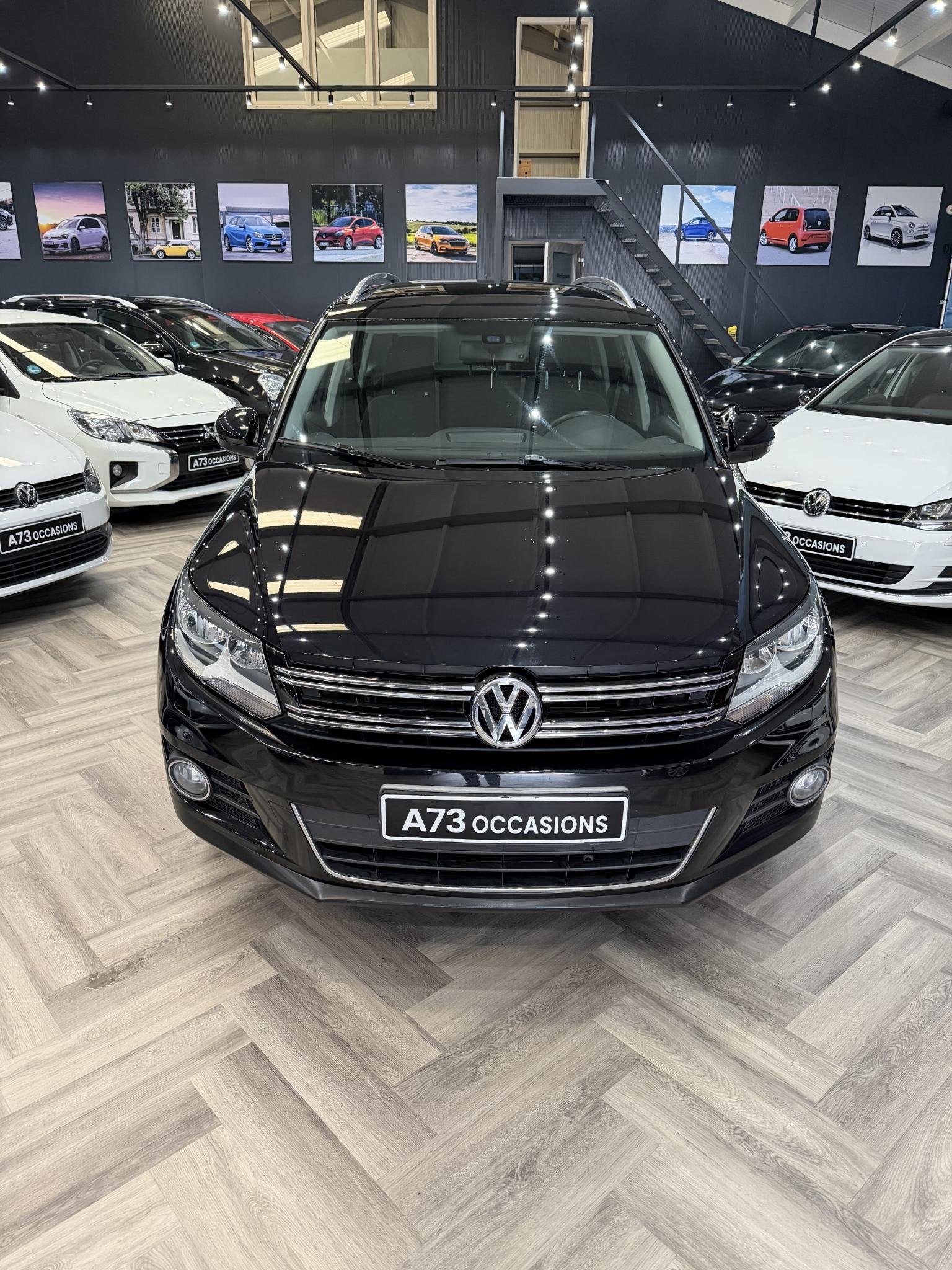 Volkswagen Tiguan 2.0 TSI Sport&Style 4Motion AUTOMAAT TREKH, Automaat, Euro 5, Gebruikt, Zwart