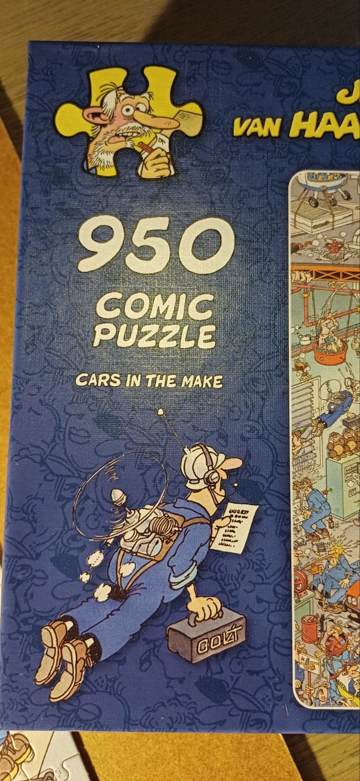 Jan van Haasteren puzzel CARS IN THE MAKE 950  stukjes