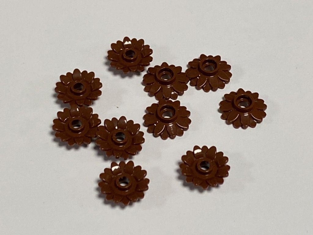 Partij 10x nieuwe Lego bloem blaadjes 2x2 diverse kleuren, Overige thema's, Lego, Nieuw, Ophalen of Verzenden