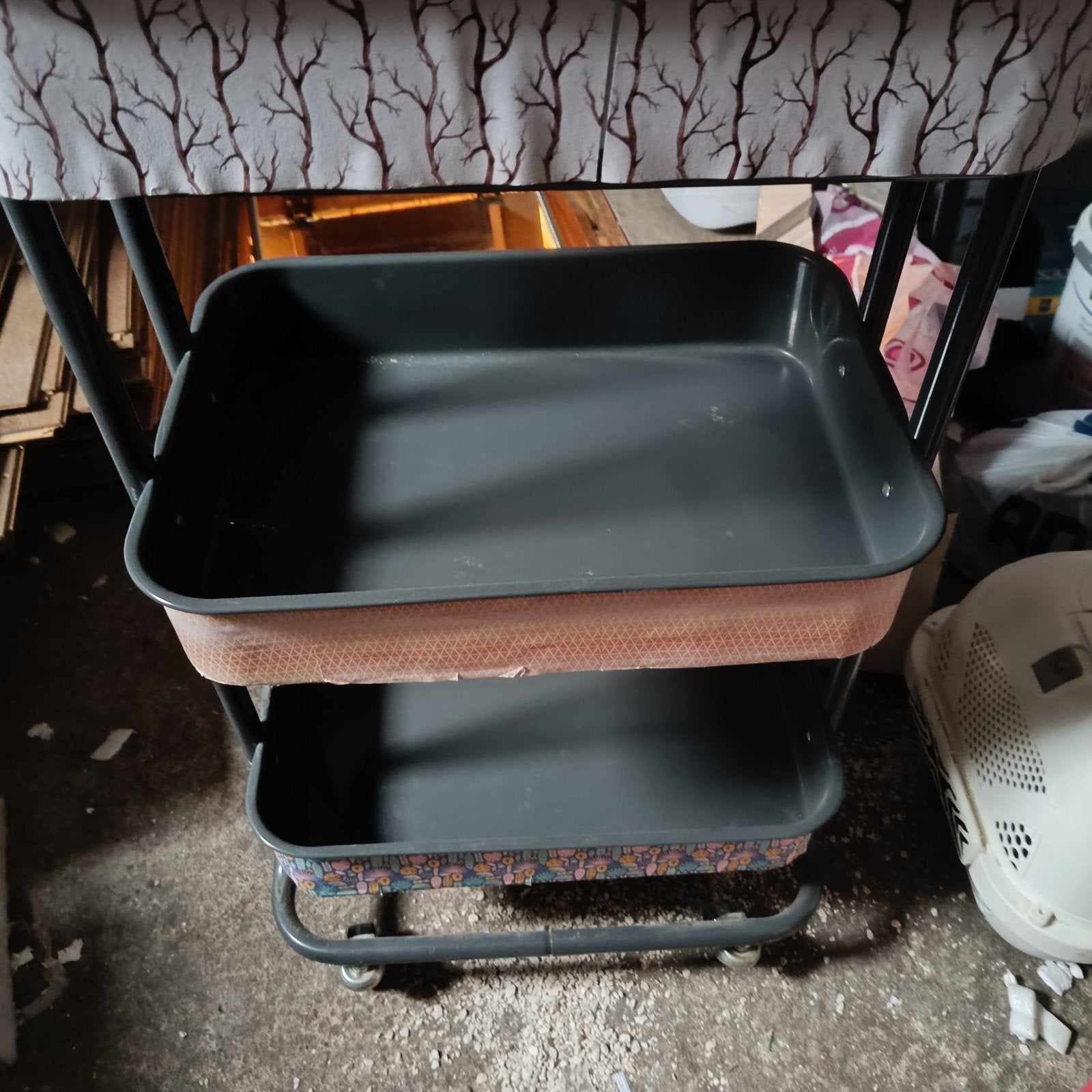 Handige trolley met wieltjes - Gebruikt, Ophalen of Verzenden, Gebruikt