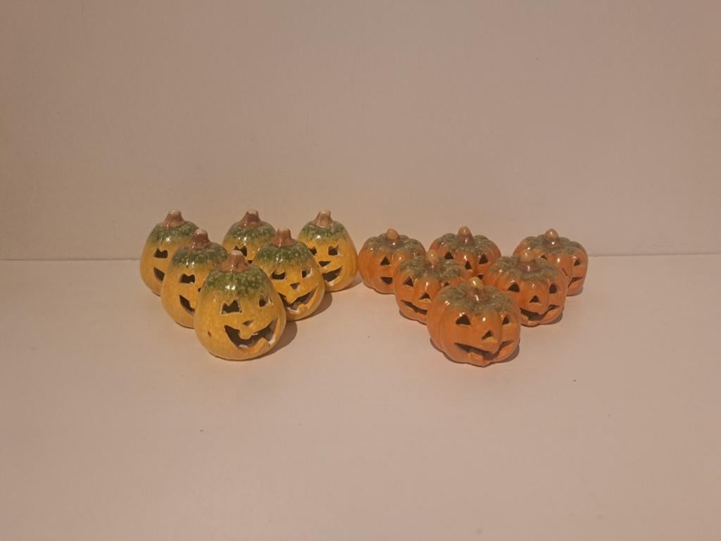 Hele leuke keramiek pompoenen voor halloween of herfst, Ophalen of Verzenden, Nieuw, Halloween of Griezel