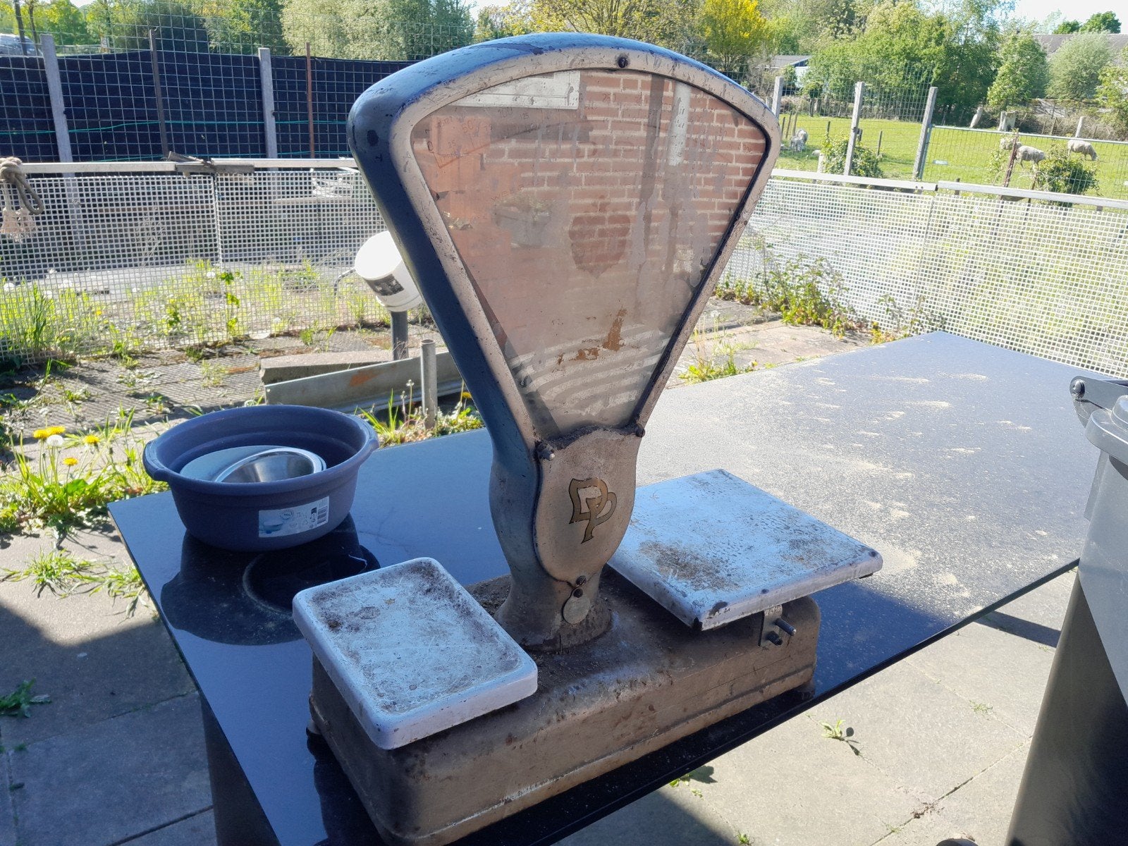 oude weegschaal, Ophalen, 500 gram of grover, Minder dan 10 kg