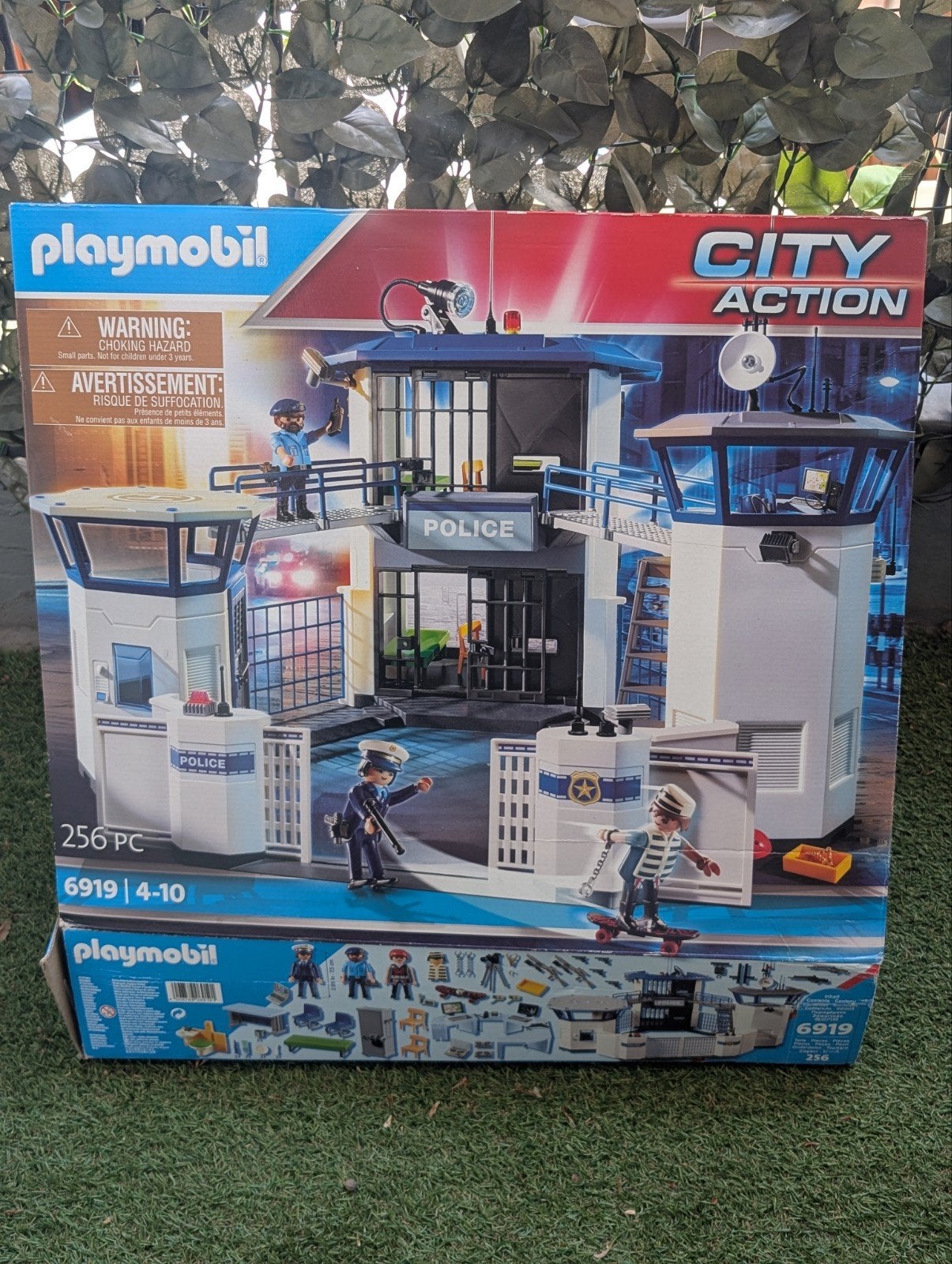 Playmobil City Action Politiebureau met Helikopter (6919), Ophalen, Gebouw, Complete set, Zo goed als nieuw