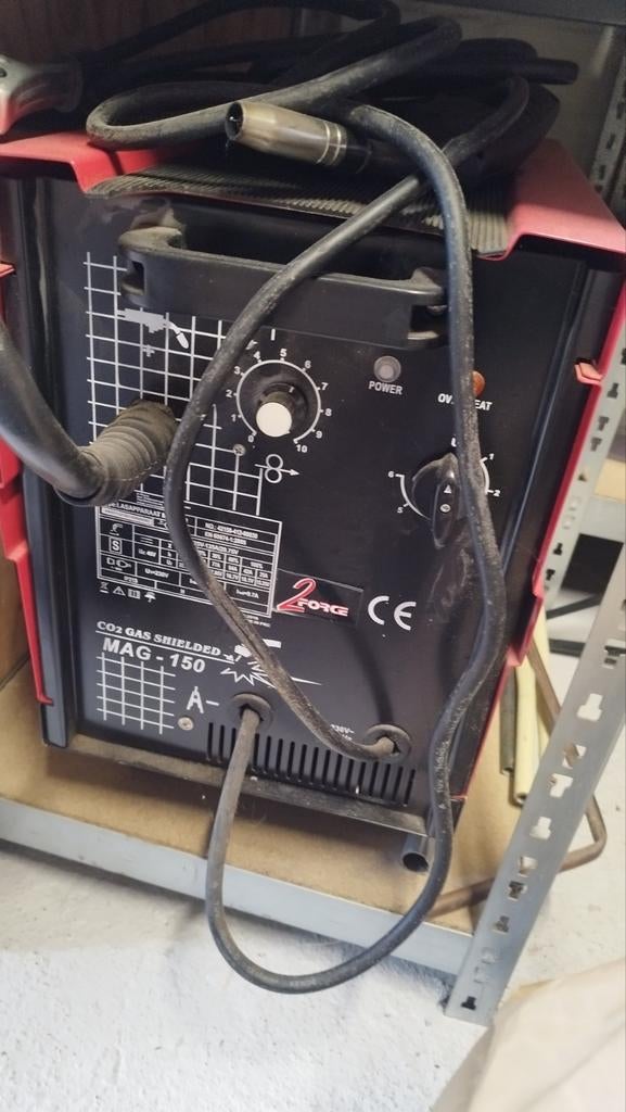 2Force MAG-150 CO2 Lasapparaat - Gebruikt, Doe-het-zelf en Verbouw, Gereedschap | Lasapparaten, Ophalen, Gebruikt, Minder dan 150 ampère
