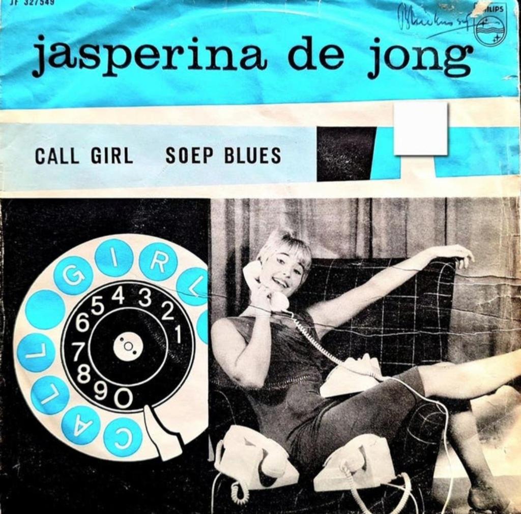 7"/SINGLE  JASPERINA DE JONG - Call Girl, Ophalen of Verzenden, Gebruikt