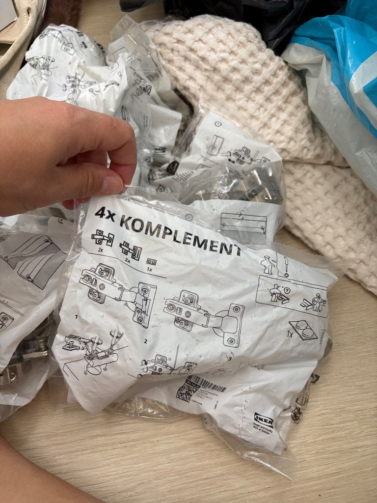 Scharnieren zachtsluitend IKEA nieuw 5x, Ophalen of Verzenden, Nieuw, IJzer, Scharnier