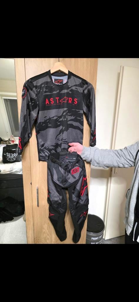 Alpinestars Motocross Set - Shirt & Broek, Alpine Stars, Kinderen, Nieuw zonder kaartje, Ophalen