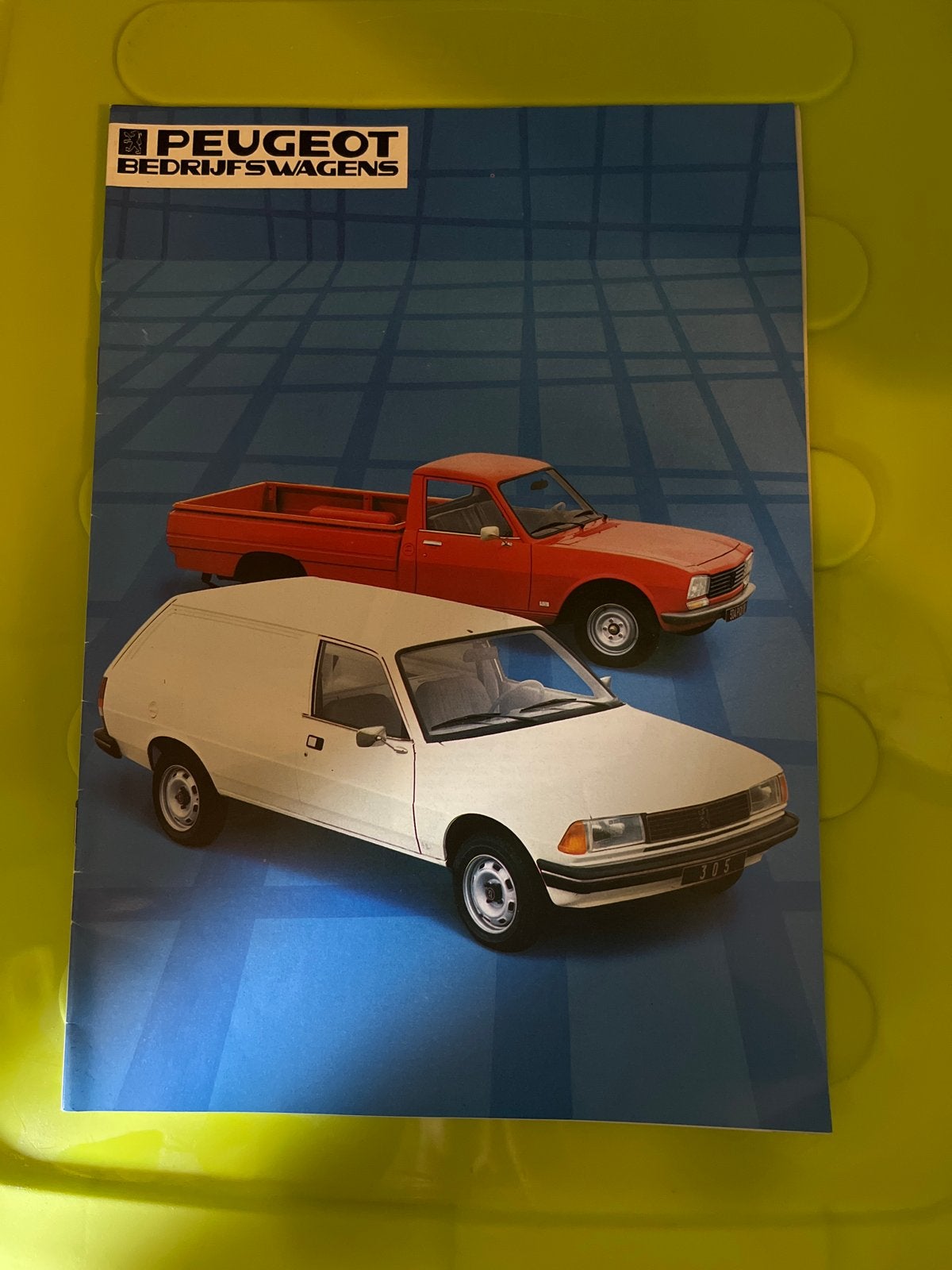 Peugeot Bedrijfswagens Brochure 1984 - 504 Pick-up GR, Ophalen of Verzenden, Zo goed als nieuw, Peugeot