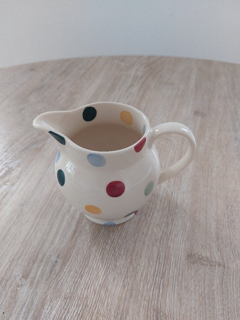 Emma Bridgewater 1/2 pint jug polka dot, Huis en Inrichting, Kan, Ophalen of Verzenden, Zo goed als nieuw, Emma Bridgewater