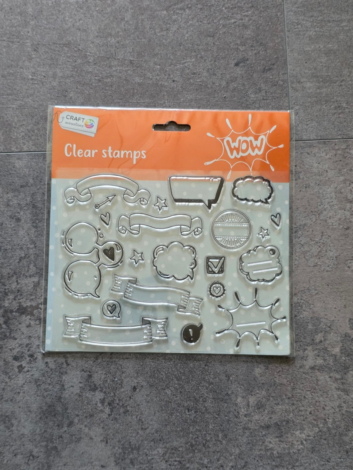 Craft Sensations clear stamps stempels NIEUW, Hobby en Vrije tijd, Ophalen of Verzenden, Nieuw, Clearstamp