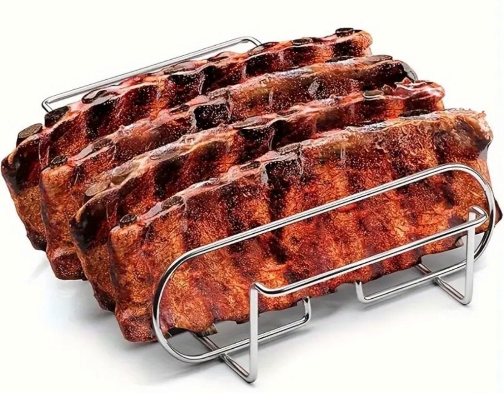NIEUW Rib Rack / Spareribs Rek voor op de bbq, Ophalen of Verzenden, Nieuw, Diverse (o.a. Barbecook)