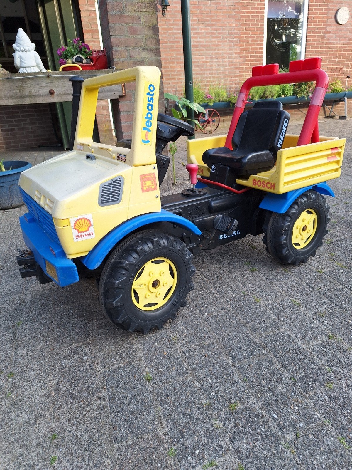 Traptrekker traptractor Unimog, Kinderen en Baby's, Speelgoed | Buiten | Skelters, Ophalen, Gebruikt, Overige merken