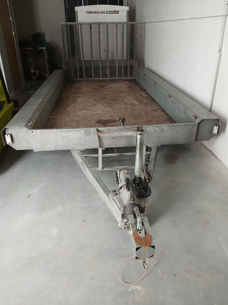 Vlemmix Machinetransporter 3500 kg, Auto diversen, Aanhangers en Bagagewagens, Ophalen, Gebruikt