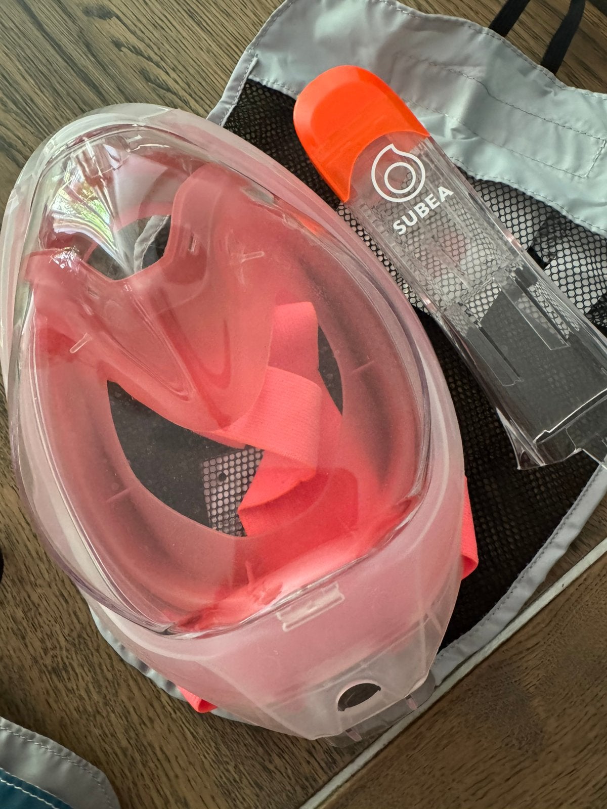 Decathlon easy breathe 500 zgan!, Ophalen, Zo goed als nieuw, Snorkelmasker