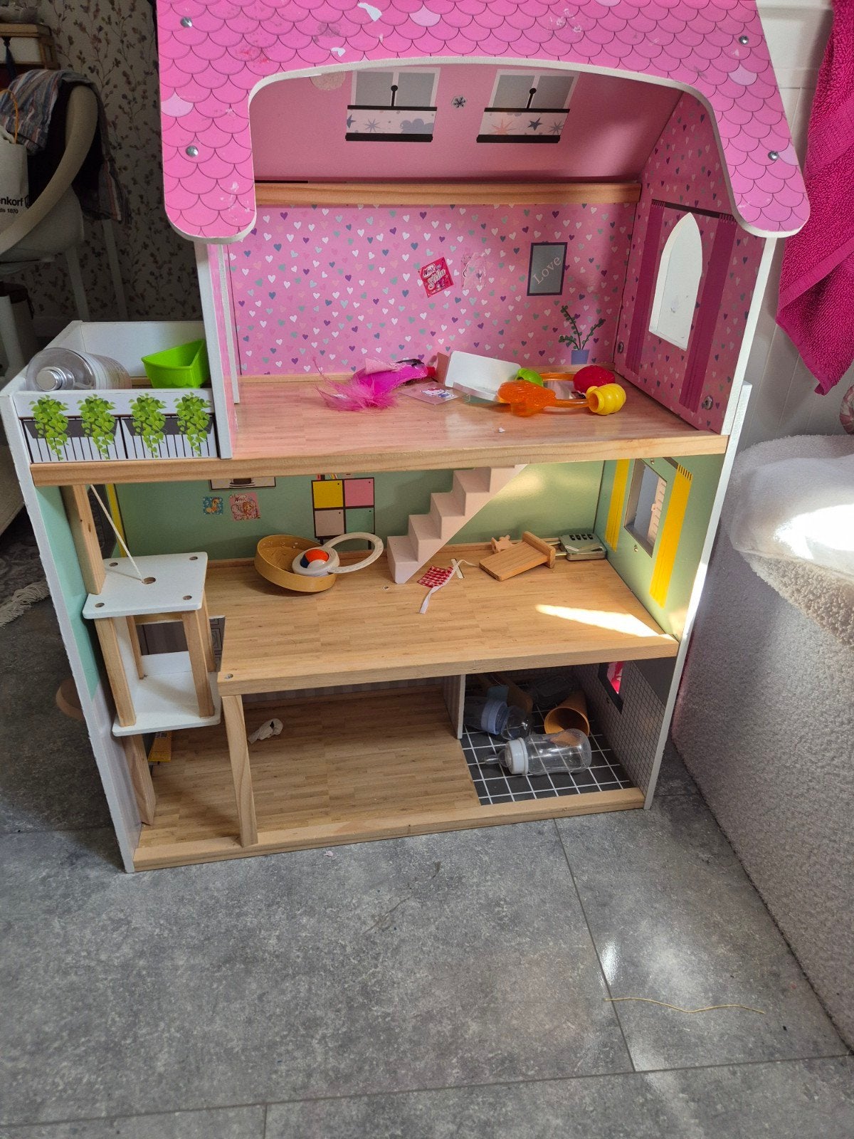 Gratis barbiehuis, Ophalen of Verzenden, Poppenhuis
