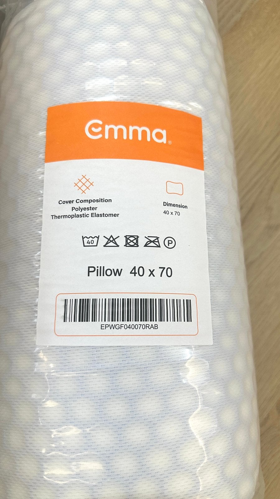 Emma Sleep Airgrid Adapt Kussen, Ophalen, Zo goed als nieuw, Wit, Vierkant