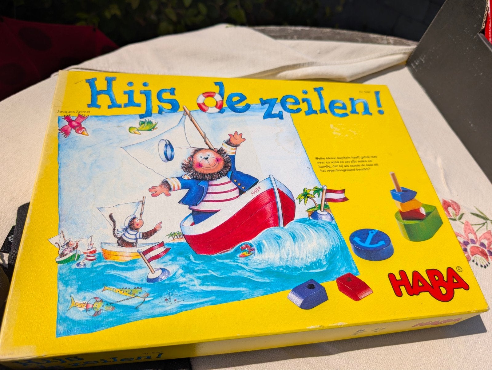 Haba Hijs de Zeilen! Coöperatief spel 2-6 jaar, Ophalen of Verzenden, Gebruikt, Overige typen