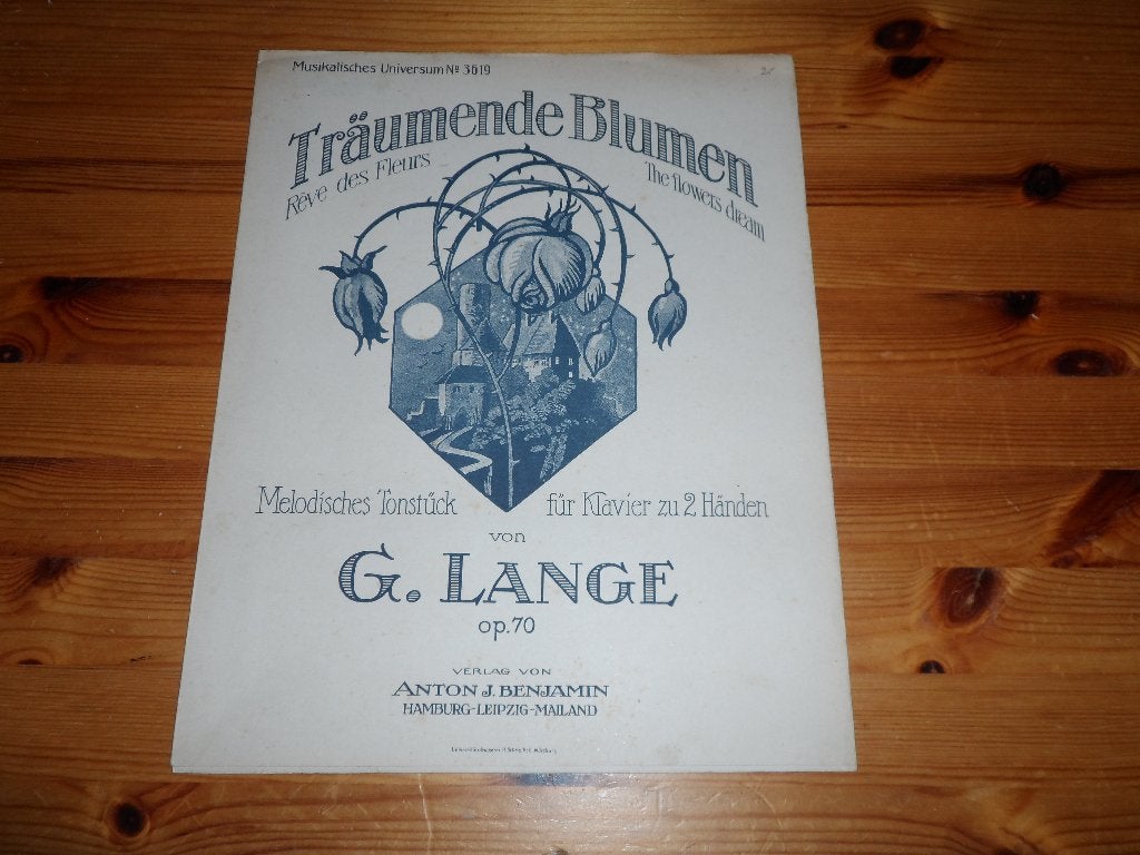 Gustav Lange 2, Gebruikt, Ophalen of Verzenden, Artiest of Componist, Piano