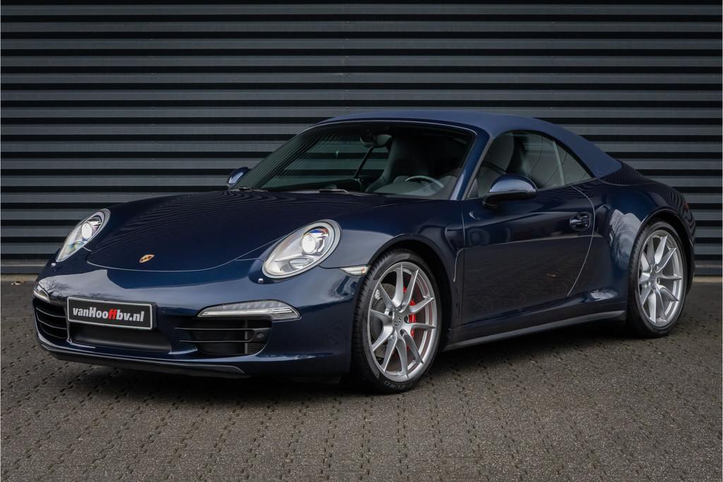 Porsche 911 Cabrio 3.8 Carrera 4S Sportchrono - Nachtblauw, Automaat, Euro 5, Gebruikt, Zwart