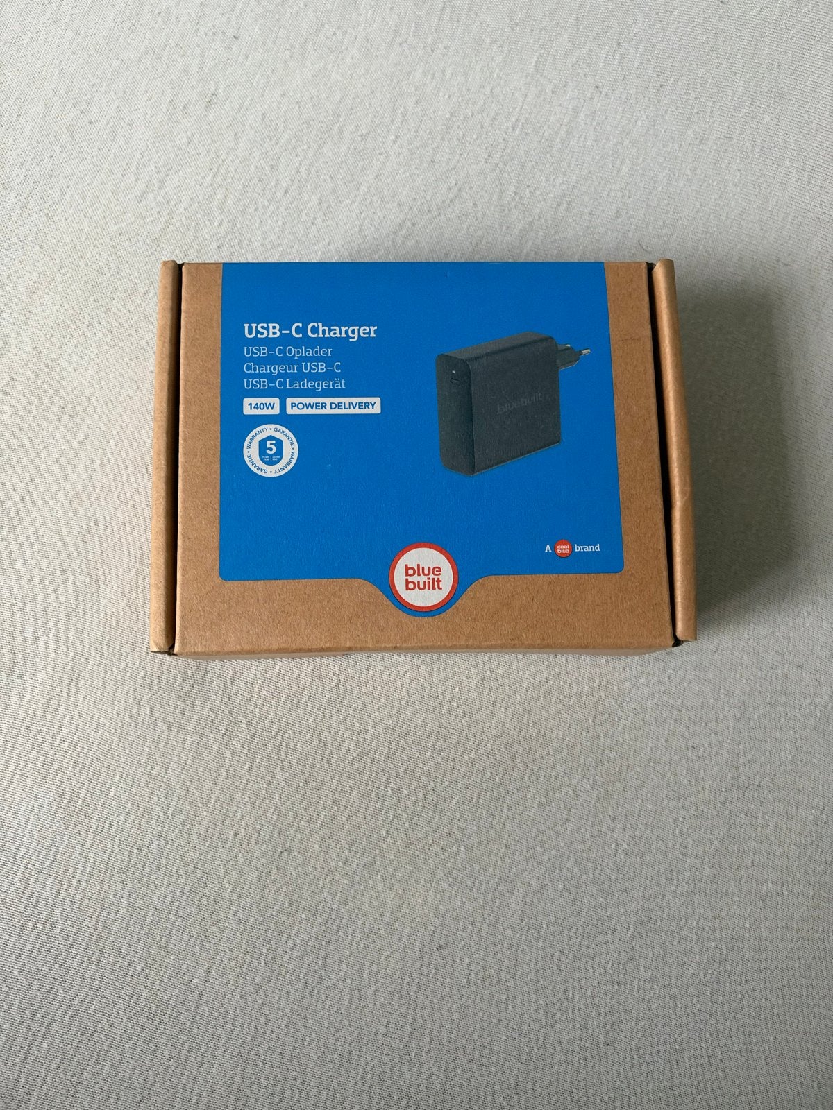 Blue Built USB-C Oplader 140W Power Delivery, Ophalen of Verzenden, Nieuw