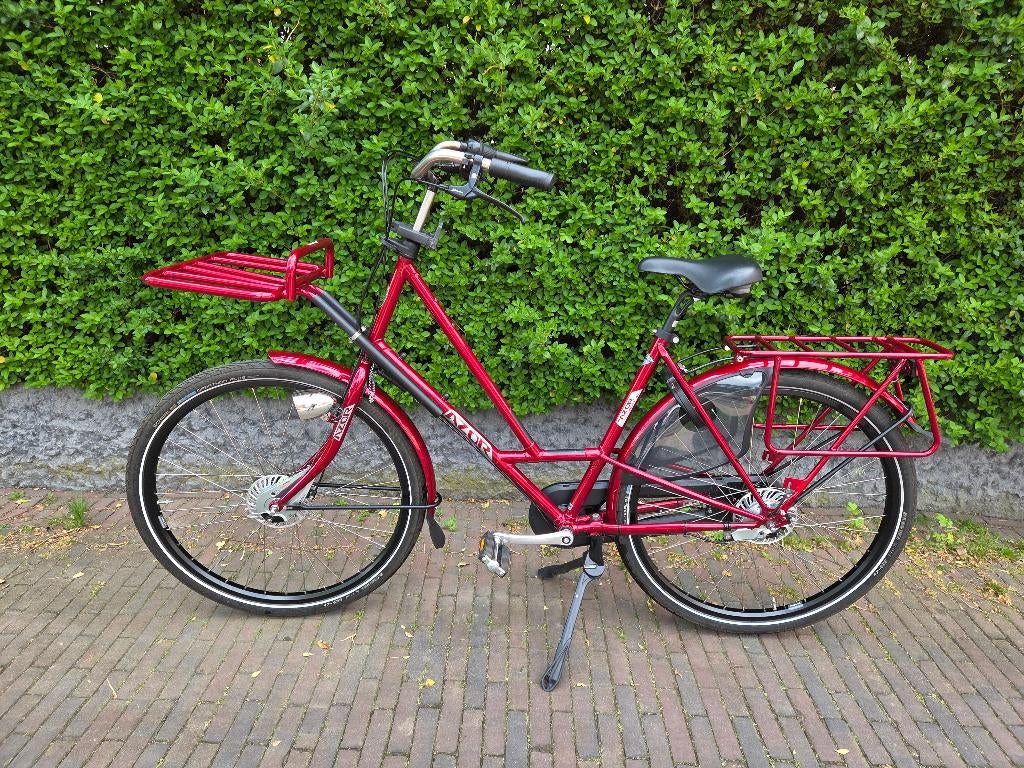 Azor Moederfiets/Transportfiets | Shimano 8 | NIEUWSTAAT, Dubbele standaard, Zo goed als nieuw, 0 zitjes, Ophalen