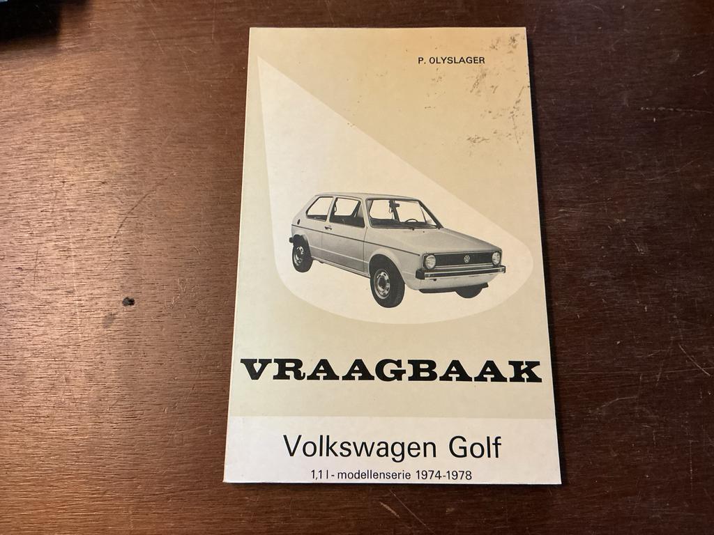 Vraagbaak Volkswagen Golf 1,1l-modellenserie 1974-1978, Ophalen of Verzenden