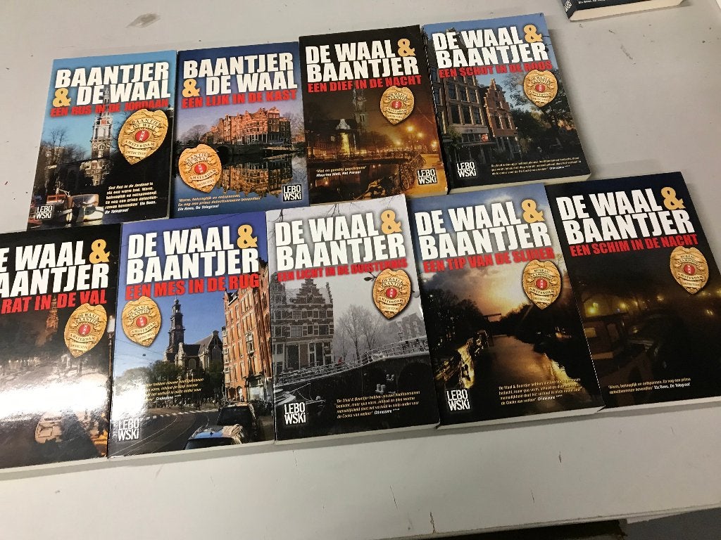 T.K. nog 7 boeken van Baantjer en de Waal zie actuele lijst, Ophalen of Verzenden, Gelezen, Baantjer de Waal
