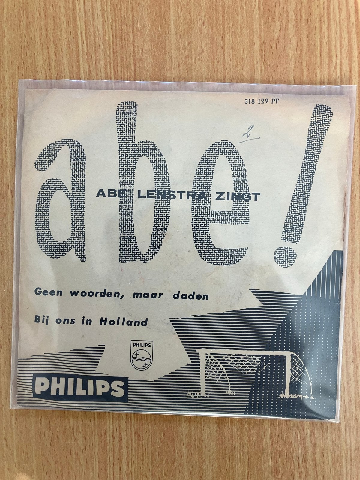 Abe Lenstra Zingt! - Geen woorden, maar daden / Bij ons in H, Gebruikt, Originele persing, 7 inch, Ophalen of Verzenden