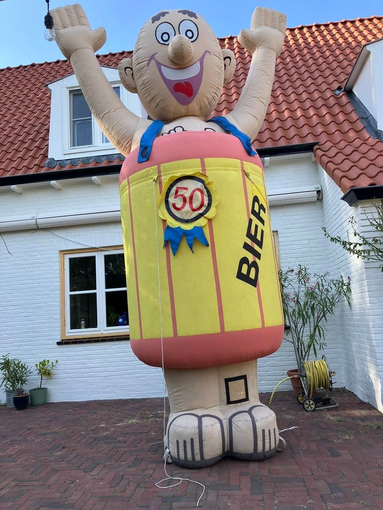 Abraham of sarah te huur, 50 jaar, feestje, opblaasbaar, Hobby en Vrije tijd, Feestartikelen | Verhuur, Ophalen, Zo goed als nieuw