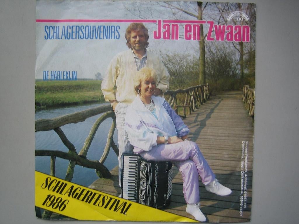 Jan en Zwaan - Schlagersouvenirs_, Cd's en Dvd's, Ophalen of Verzenden, Gebruikt, 7 inch, Levenslied of Smartlap