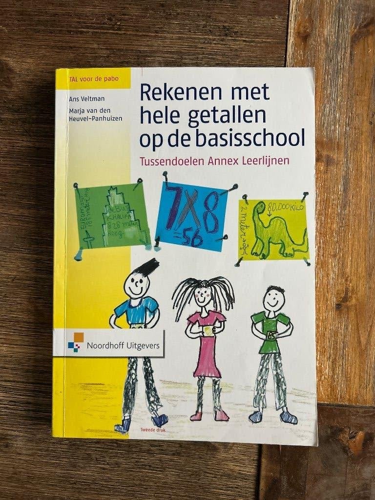 Rekenen met hele getallen op de basisschool, Boeken, Studieboeken en Cursussen, Gelezen, Noordhoff Uitgevers, Beta, HBO