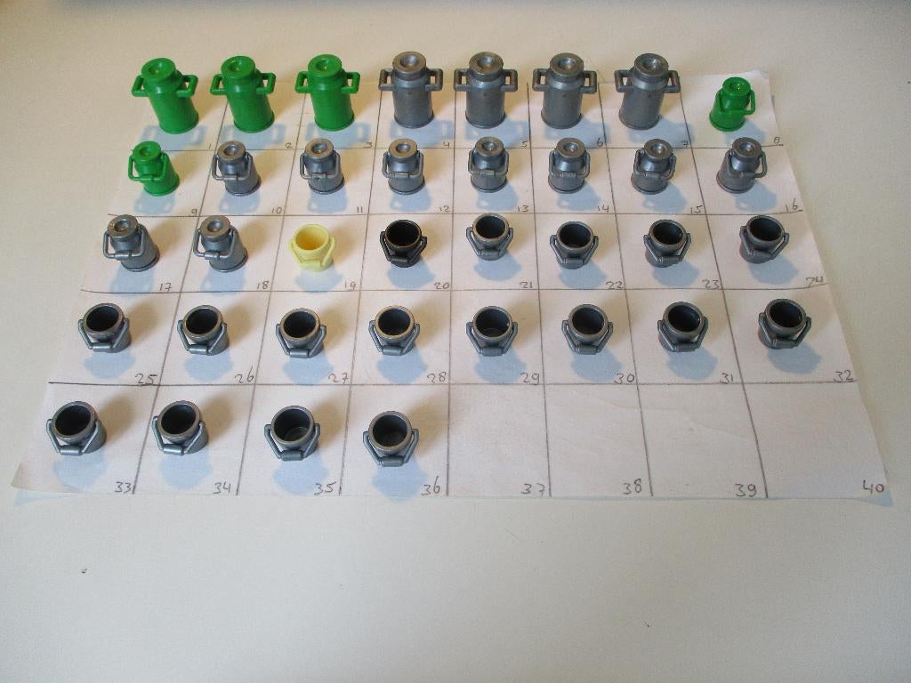 playmobil onderdelen melkbussen/emmers, Ophalen of Verzenden, Zo goed als nieuw, Los playmobil