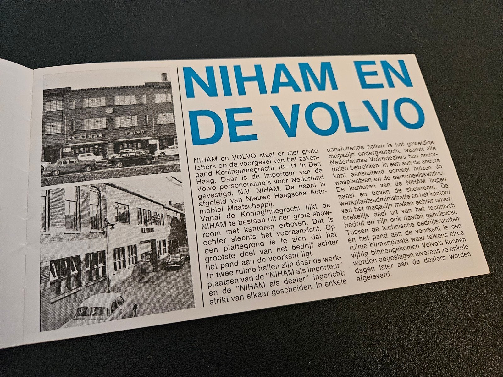 Brochure Volvo Niham, Ophalen of Verzenden, Zo goed als nieuw, Volvo