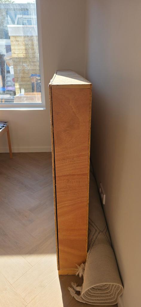 Houten kist voor verhuizing, Ophalen, Gebruikt, 100 tot 125 cm, 150 tot 200 cm