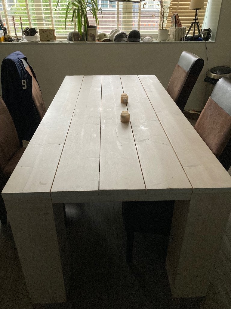Tafel gratis, Huis en Inrichting, Tafels | Eettafels, Ophalen, Gebruikt, Rechthoekig, 50 tot 100 cm