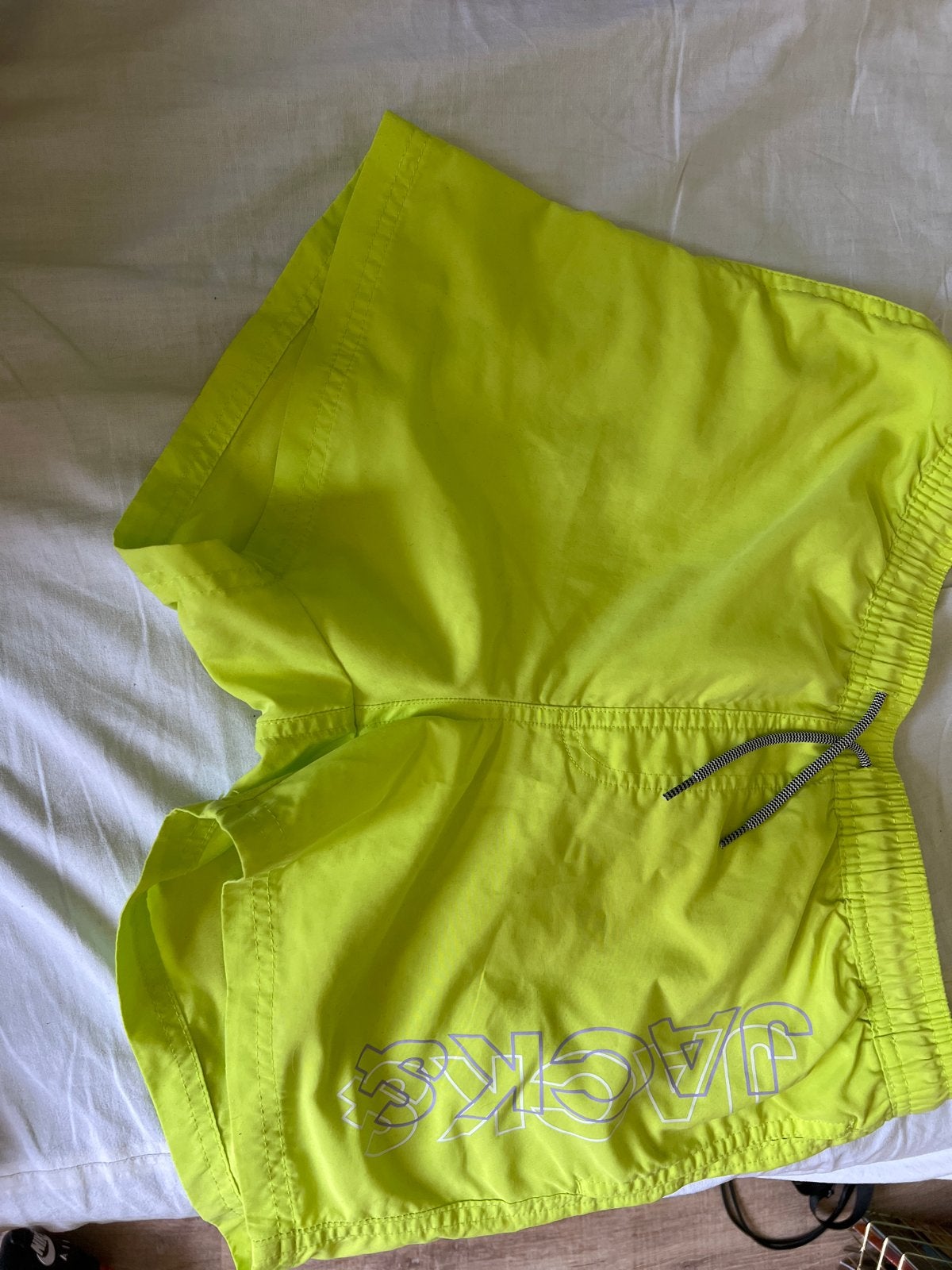Jack & Jones Zwemshort Neon Geel Maat M, Ophalen of Verzenden, Overige maten, Geel, Zwemshort
