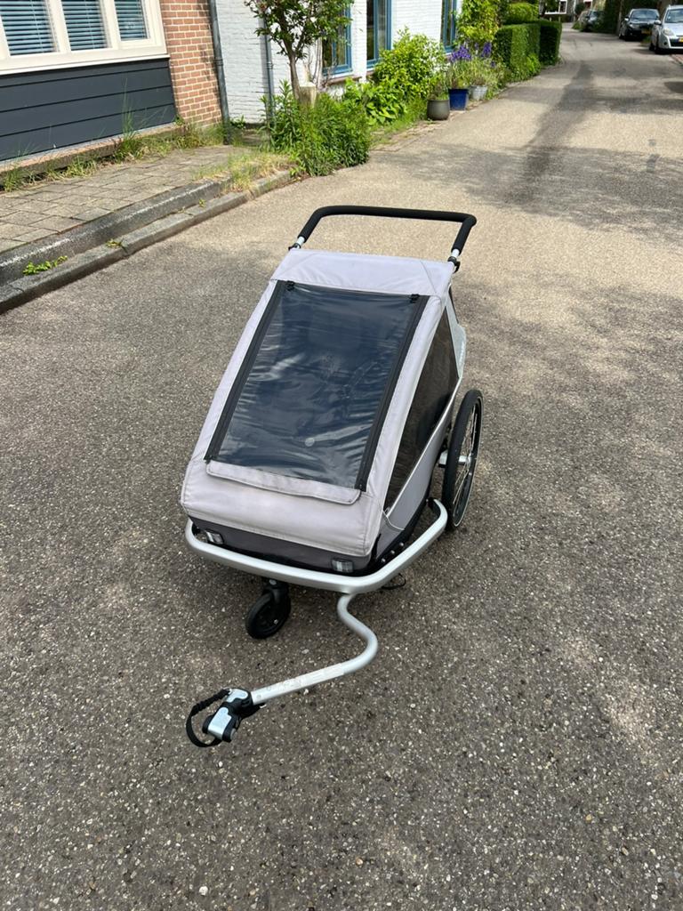 Croozer fietskar Kid Keeke 1, Fietsen en Brommers, Ophalen, Gebruikt, Kinderkar, 20 tot 40 kg