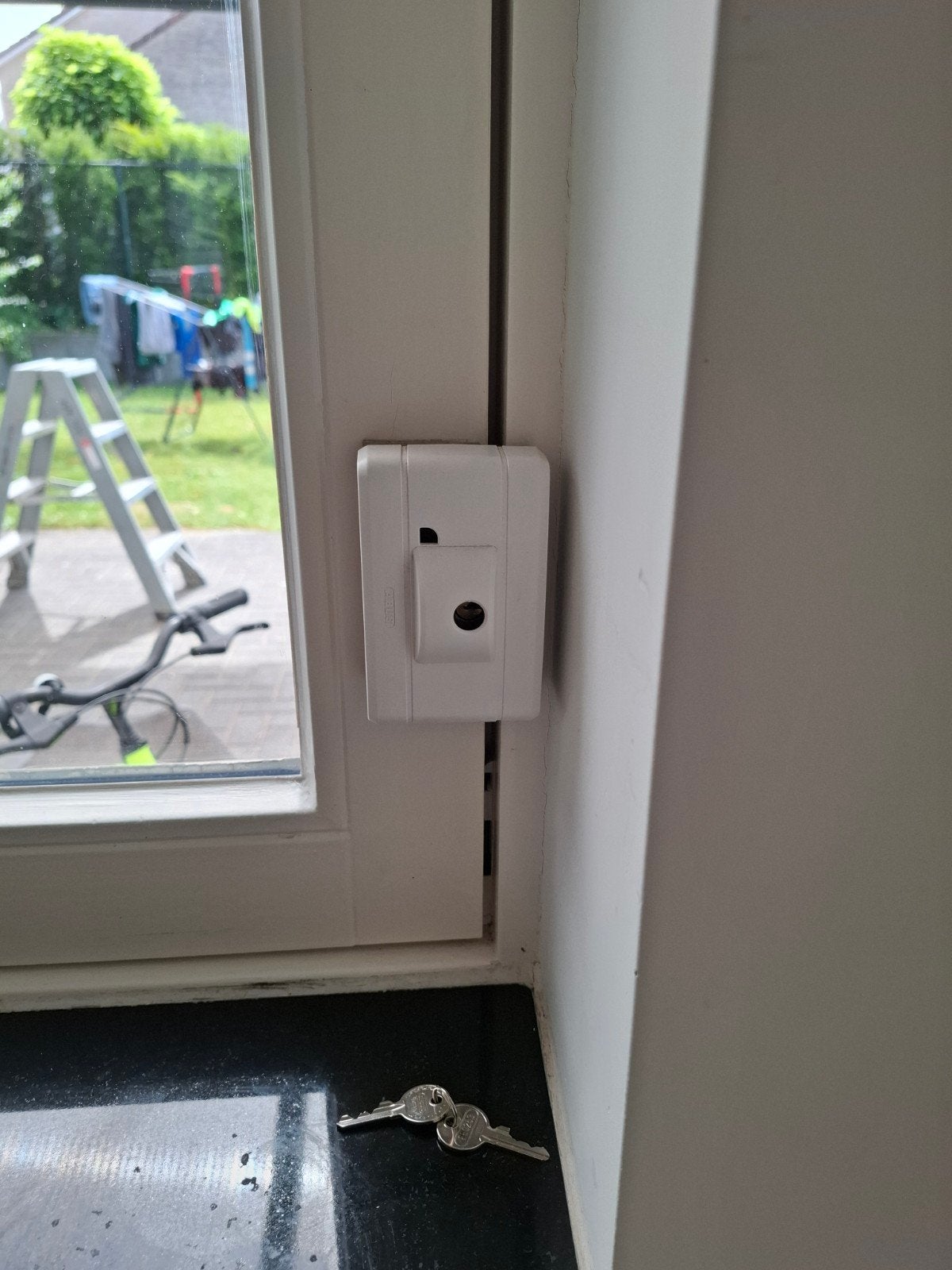 ABUS slot voor diverse toepassingen, Ophalen of Verzenden, Gebruikt, Overige materialen, Slot