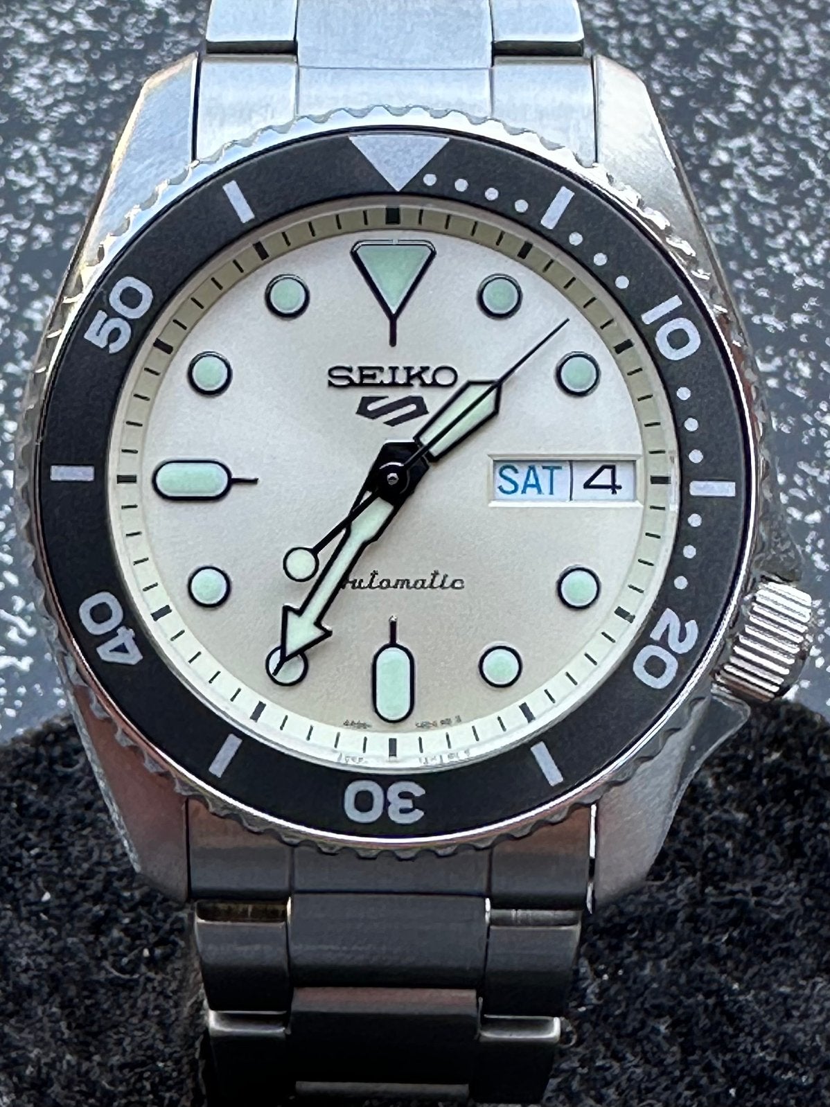 Seiko 5 Sports SRPK31K1 38 mm., Ophalen of Verzenden, Zo goed als nieuw, Staal, Seiko