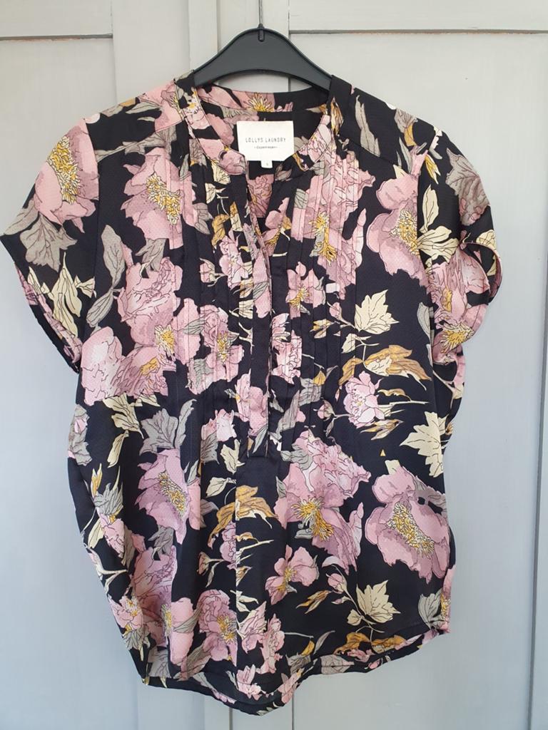 Lolly's Laundry Blouse met Bloemenprint - Maat S, Kleding | Dames, Lolly's Laundry, Ophalen of Verzenden, Zo goed als nieuw, Maat 36 (S)