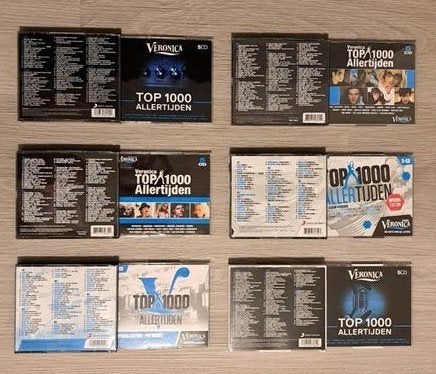 Veronica top 1000 allertijden., Ophalen of Verzenden, Zo goed als nieuw
