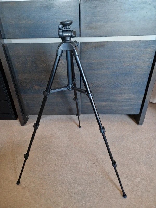 Sony VCT-R100 camerastatief tripod zwart, Audio, Tv en Foto, Fotografie | Statieven en Balhoofden, Ophalen of Verzenden, Driepoot
