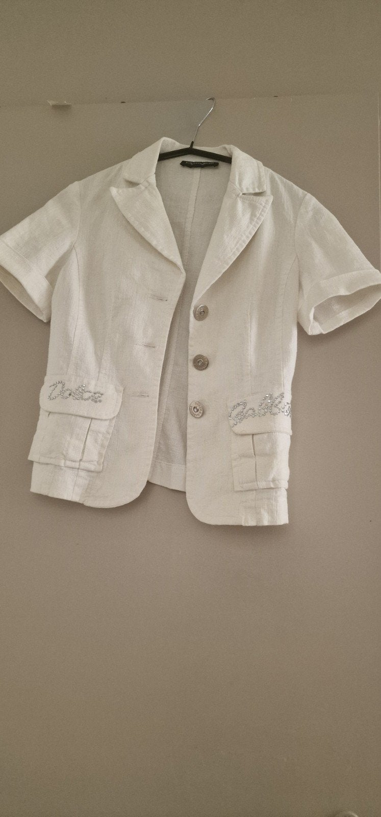 Dolce & Gabbana Jasje - Wit, Maat M, Maat 38/40 (M), Dolce & Gabbana, Wit, Ophalen of Verzenden