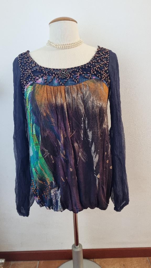 Save the queen shirt, Kleding | Dames, Maat 38/40 (M), Blauw, Zo goed als nieuw, Save the Queen