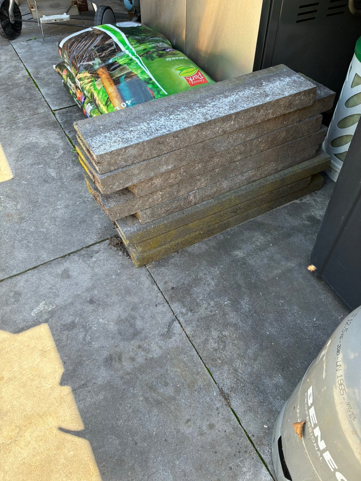 Opsluitbanden., Tuin en Terras, Ophalen, Gebruikt, Overige materialen